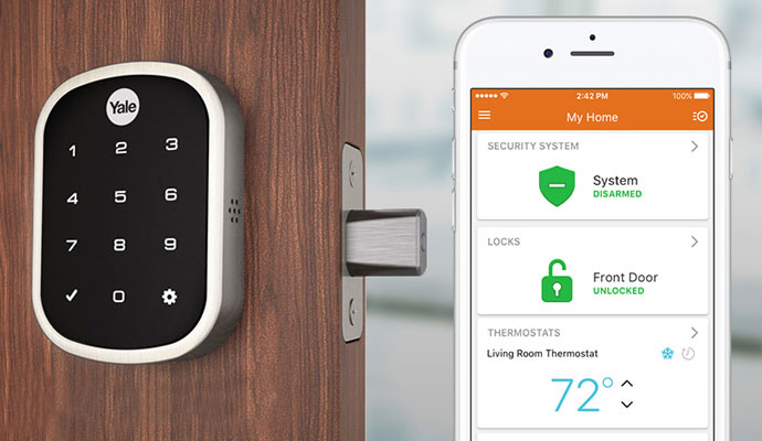 Smart lock system for home
